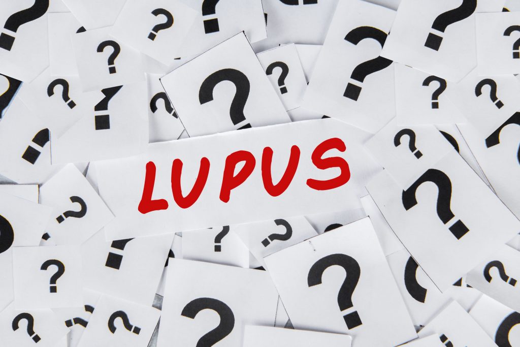 Question Marks And Lupus Word